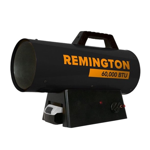 Heat Hog Remington 60000 BTU Battery Operated LP Forced Air Heater - Battery Not Included HOGREM-60VBOA-GFA-B - main