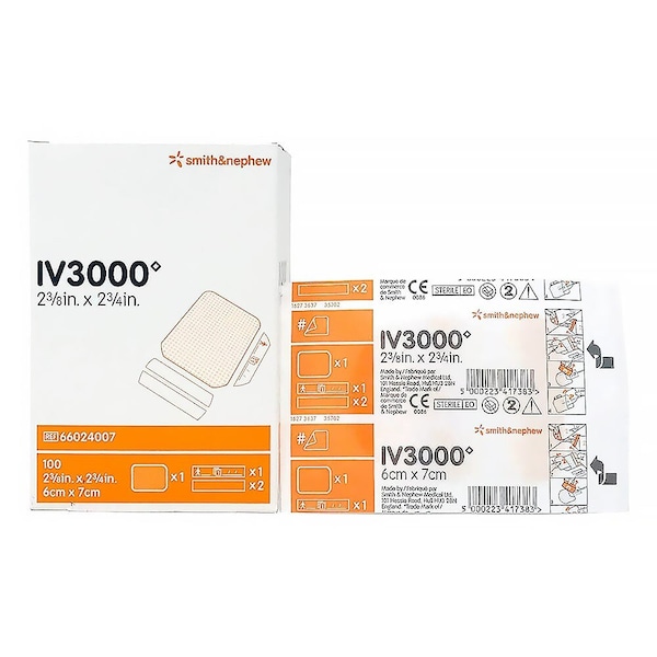 Iv3 I.V. Dressing IV3000 REATIC Film 2-3/8 X 2-3/8 Inch Sterile, 900PK 66024007 - main