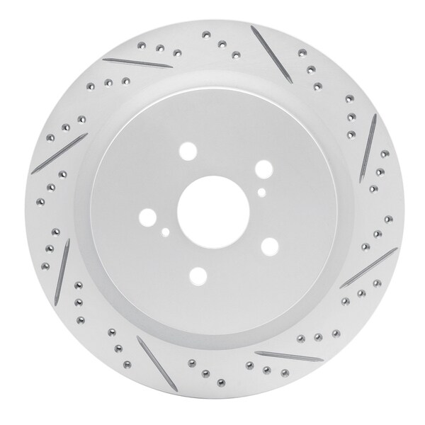 Dynamic Friction Co DFC Geoperformance Rotor - Drilled and Slotted 830-75042R - main