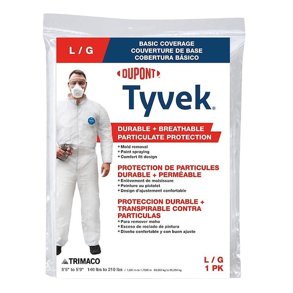 Triamco COVERALL TYVEK LG 14122 - main
