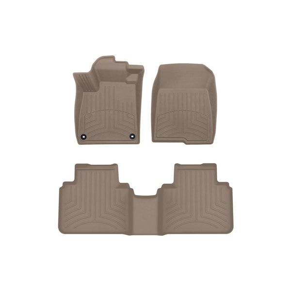 Weathertech Tan, Front and Rear FloorLiner HP 451264-1-2IM - main