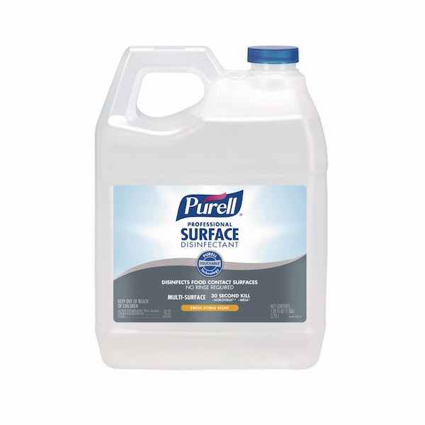 Purell Professional Surface Disinfectant, Fresh Citrus, 1 gal Bottle 4342-04 - main