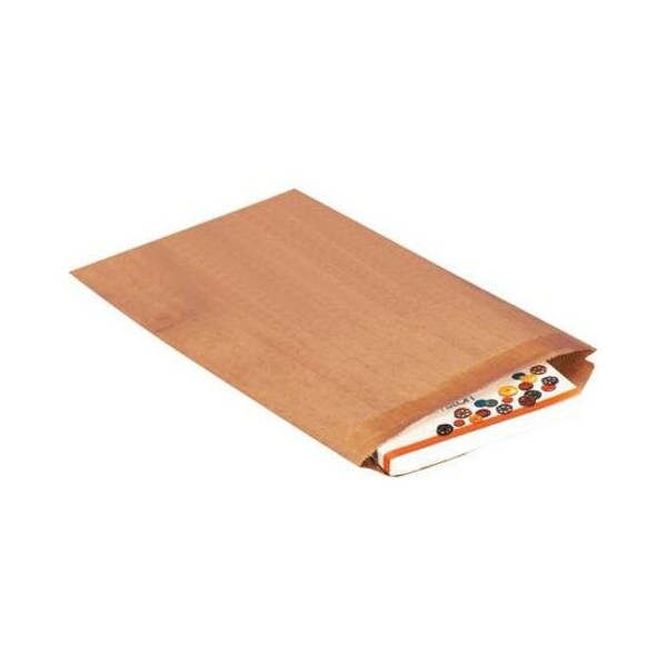 Box Packaging Self Seal Nylon Reinforced Padded Mailers, No 0, 6W x 10L, Kraft, 1000/Pack B883SS - main