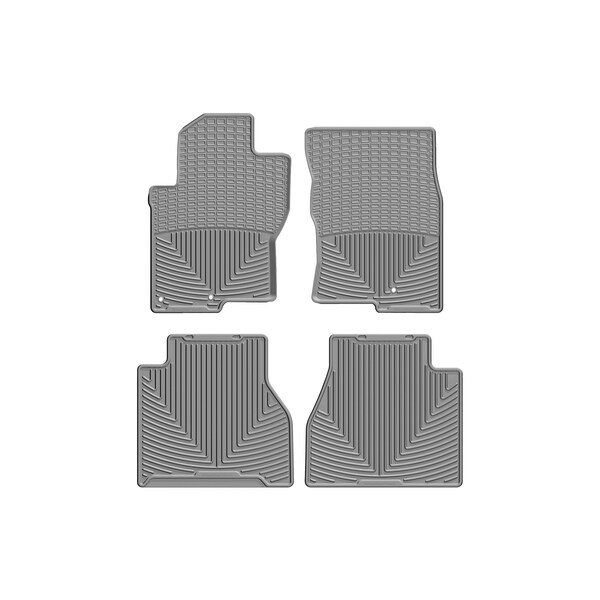 Weathertech Grey, Front and Rear All Weather Floor Mats W458GR-W504GR - main