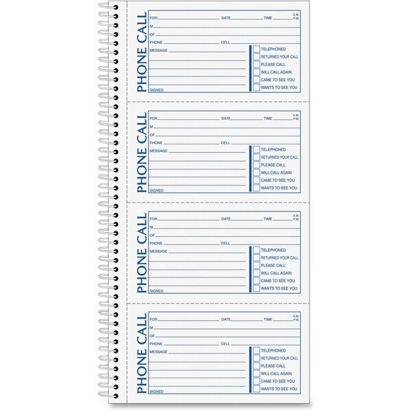 Tops Products BOOK, PHN, MESSAGE, 60%RECYE 74620 - main
