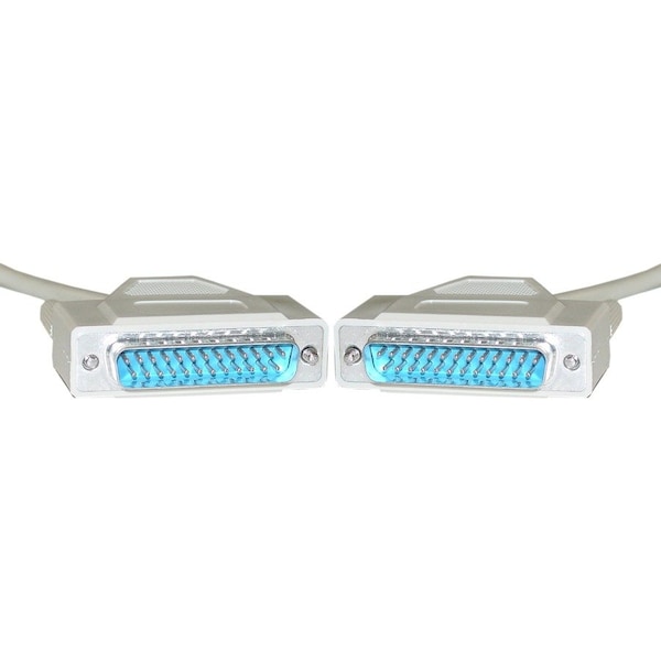 Cable Wholesale Serial Cable, DB25 Male, RS-232, 1:1, 50 foot 10D3-01150 - main