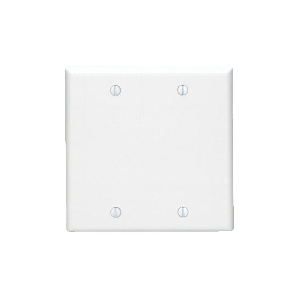 Leviton 2-GANG BLANK WALLPLATE 88025 - main