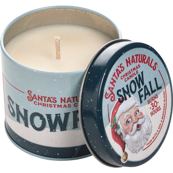 Santas Naturals 9 Oz. Snowfall Candle SN001-SF-C6-TTD - main