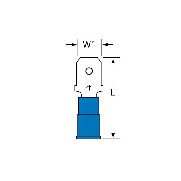 3M Vinyl Insulated Butted Seam M, 1000PK 72M-250-32-P - main