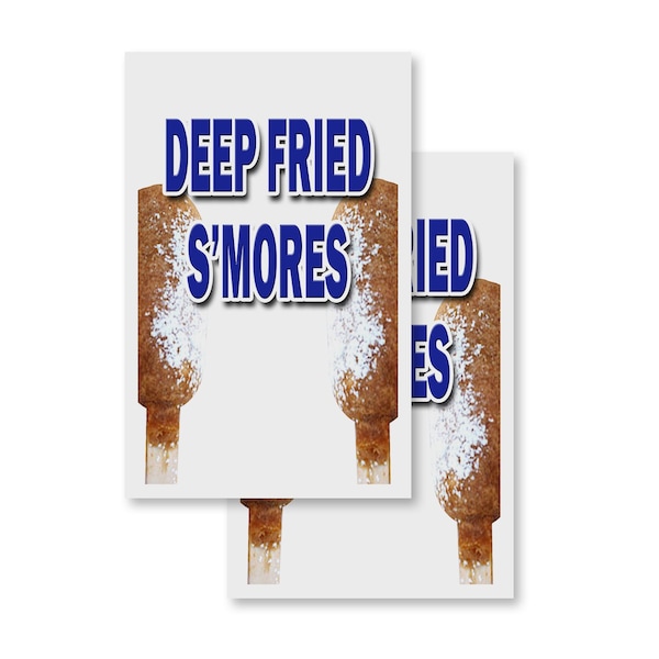Signmission Deep Fried Smores, Vinyl Decals Only 24 Inch x 36 Inch, Vinyl Decal, 2PK DSB-2436-2PACK-Deep Fried Smores - main
