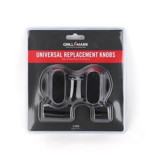 Grill Mark Plastic Grill Control Knob For Universal, 2PK 03044ACE - main