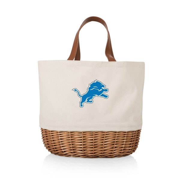 Picnic Time Family Of Brands Detroit Lions - Promenade Picnic Basket, (Beige Canvas) 203-20-187-114-2 - main