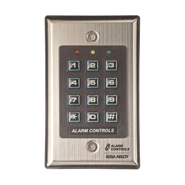 Alarm Controls Keypad, SS, 5in. H x 3in. W x 2 in. D KP-100A - main