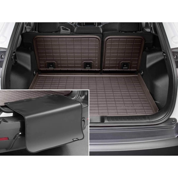 Weathertech Cocoa, Seatback Cargo Liners HP With Bumper Protector 431510IMSK - main