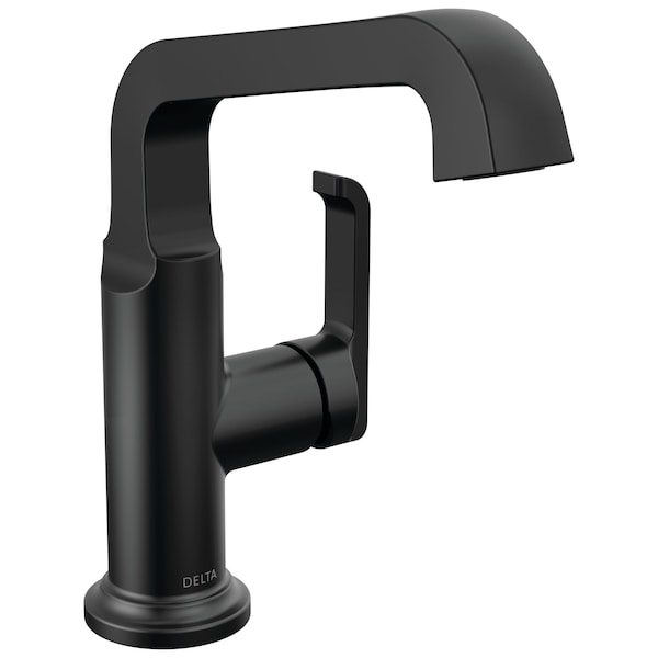 Delta Tetra Single Handle Mid-Height Vessel Bathroom In Matte Black 689-BL-DST - main