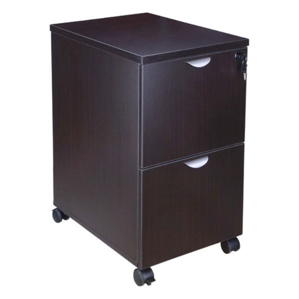 Boss Mobile Pedestal, File/File Mocha, 16"x22"x29.5"H N149-MOC - main