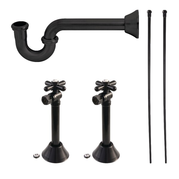 Kingston Brass Plumbing Supply Kit Combo, Matte Black KPK800 - main