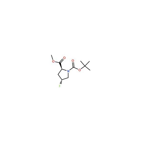 Ak Scientific N-Boc-trans-4-fluoro-L-proline methyl ester (1g), CAS 203866-18-6 0454AB-1g - main