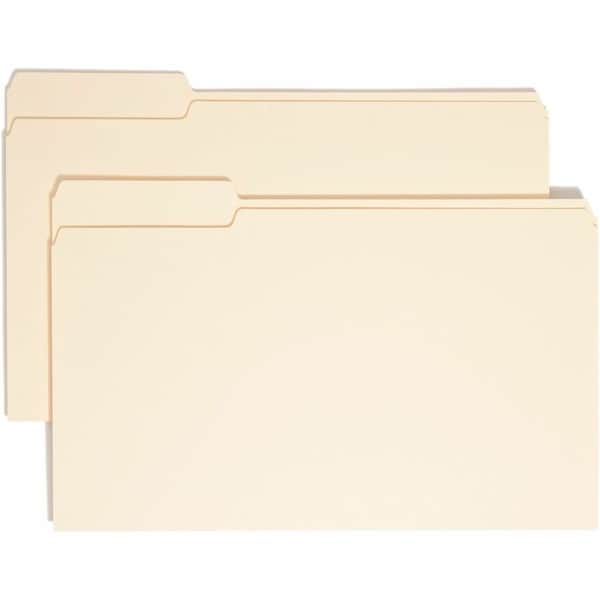 Smead File Folders, 1/3 Left Tab Cut, 1 Ply, Legal, Manila 0 15331 - main