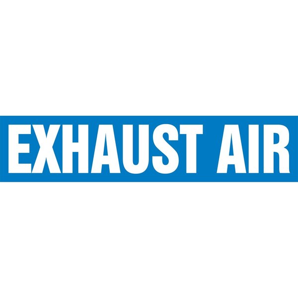 Accuform ASME ANSI PIPE MARKER EXHAUST AIR RPK309STC - main