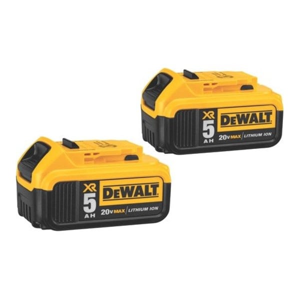 Dewalt 20V MAX Battery, 5 Ah, Li-Ion, 2 PK DCB205-2 - main