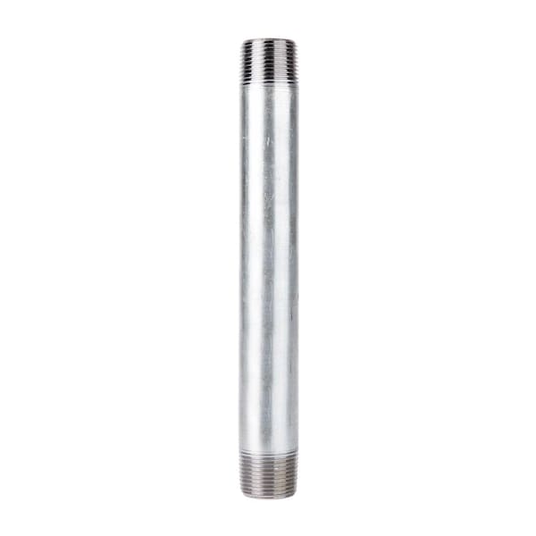Ace Trading - Nipple 1-1/2 in. MIP each X 1-1/2 in. D MIP Galvanized Steel 10 in. L Nipple 303U112X10 - main