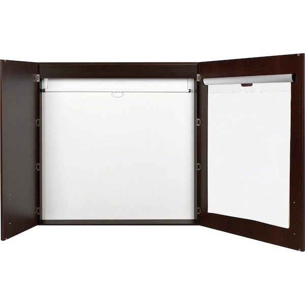 Mastervision 48"x48" Dry Erase Conference Cabinet CAB01010143 - main