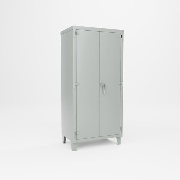 Pucel Super Heavy Duty Storage Cabinet, 4 Adjustable Shelves, 36 in W x 72 in H x 24 in D, Light Blue SXHDSC-3672-24-4 - main