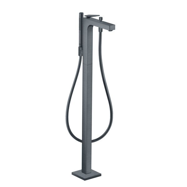 Axor Citterio Freestanding Tub Filler Trim with 1.75 GPM Handshower in Brushed Black Chrome 39440341 - main