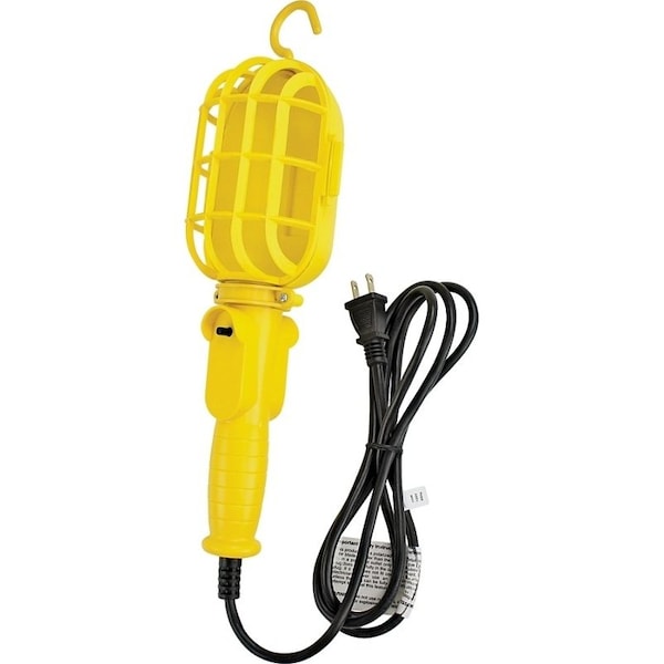 Powerzone Work Light with NonMetallic Guard, 6 ft L Cord, Black ORTL098506 - main