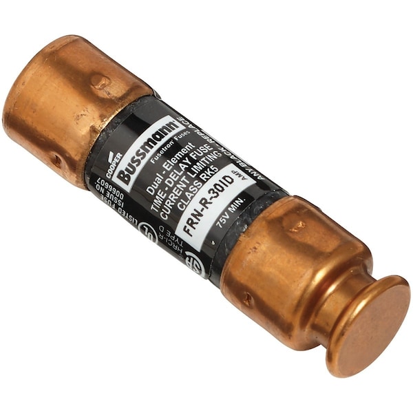 Eaton Bussmann 30A FRN-R Cartridge Hvy Dty Time Delay Cartridge Fuse, 2PK BP/FRNR-30ID - main