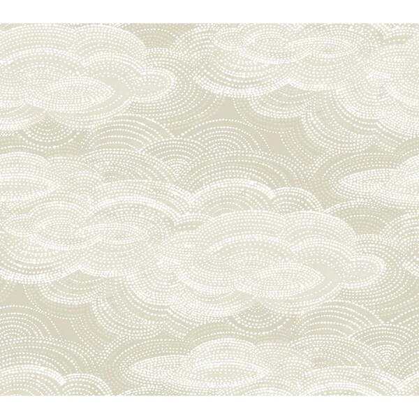 A-Street Prints Vision Pearl Stipple Clouds Wallpaper 4122-72405 - main