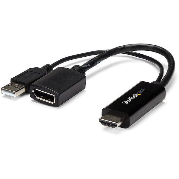 Startech.Com HDMI TO DISPLAY PORT ADAPTER - 4K 30HZ HD2DP - main
