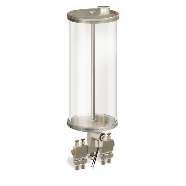 Oil-Rite 1 gal Capacity Multiple Feed Electro Lubricator w/Acrylic Reservoir - 4, 1/4in. OD Tube, 120V/60Hz B3152-128A041206B111GW - main