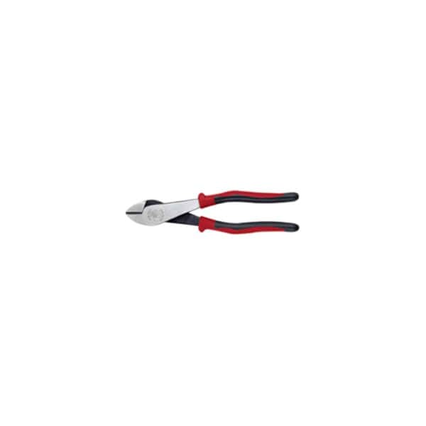 Klein Tools 8 1/8 in High Leverage Diagonal Cutting Plier Standard Cut Oval Nose Uninsulated J228-8 - main