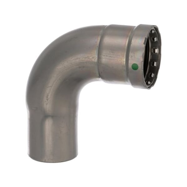 Viega MegaPress 90 street elbow P 2 FTG IPS 2 carbon steel zinc-nickel coating 26075 - main