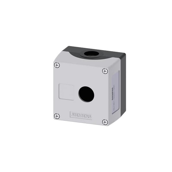 Siemens enclosure for command devices, 22 mm, round, enclosure material 3SU1801-0AA00-0AB1 - main