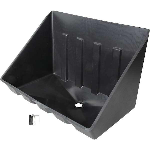 Camco Usa USA Water Heater Drain Pan, Plastic, For 20-1/2 in Wx13 in D Gas or Electric Tankless Water Heaters 11470 - main