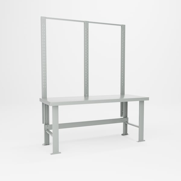 Pucel Versatile Modular Workbench, 28 in W x 34 in H x 72 in D, Gray VMW-2872-S - main