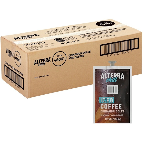 Flavia Coffee Flavia Pouches, Iced Cinnamon Dolce, Pouch, 0.25 oz, 90 PK 48061 - main