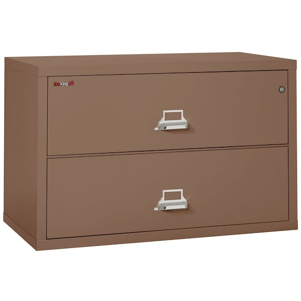 Fireking 2 Drawer, 1 Hr Fire & Impact Rated, 44" Wide Lateral Tan 2-4422-CTN - main
