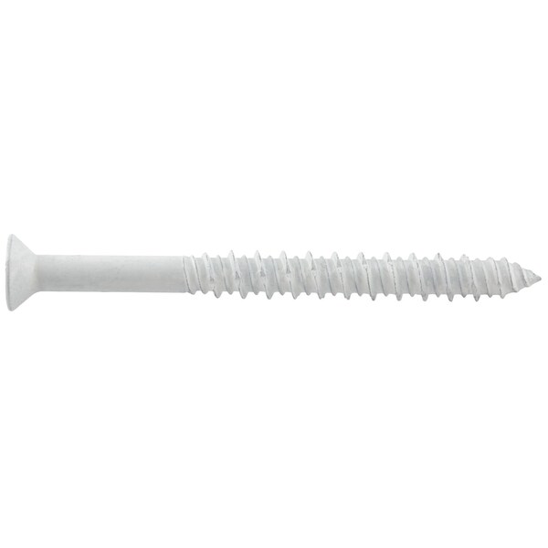 Dewalt Concrete Anchor Screw, 3/16 in Dia., Flat, 2 1/4 in L, Steel Zinc Plated, 1500 PK DFM2ELD410S - main