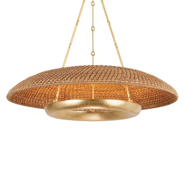 Hudson Valley Lighting Oaklyn 36 in. Pendant Vintage Gold Leaf 2336-VGL - main