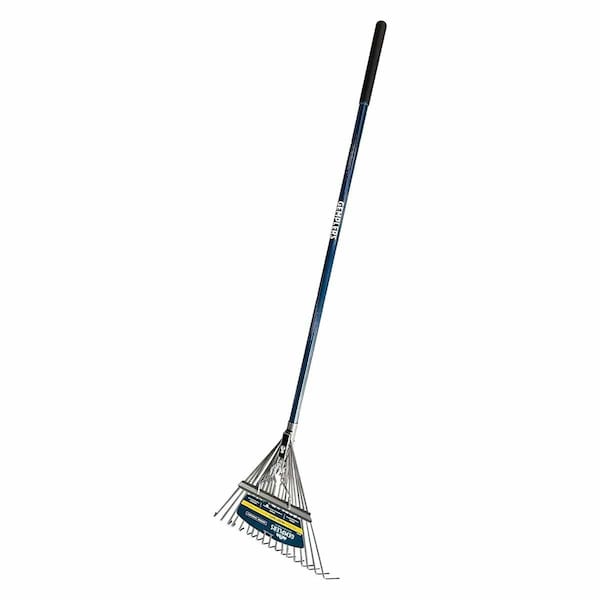 Gemplers 18 in Steel Spring Brace Spring Brace Leaf Rake, 18 Tines, Fiberglass Handle 237535 - main