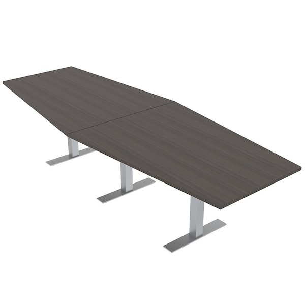 Skutchi Designs 12 Person Conference Table With Power Unit | 12' Hexagon Table | Harmony Series HAR-HEX.IR-48X144-T-K458-NA - main