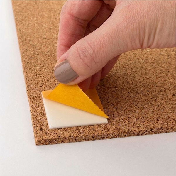 Quartet Frameless Modular Natural Cork Tiles, Cork, 4PK QRT102Q - main