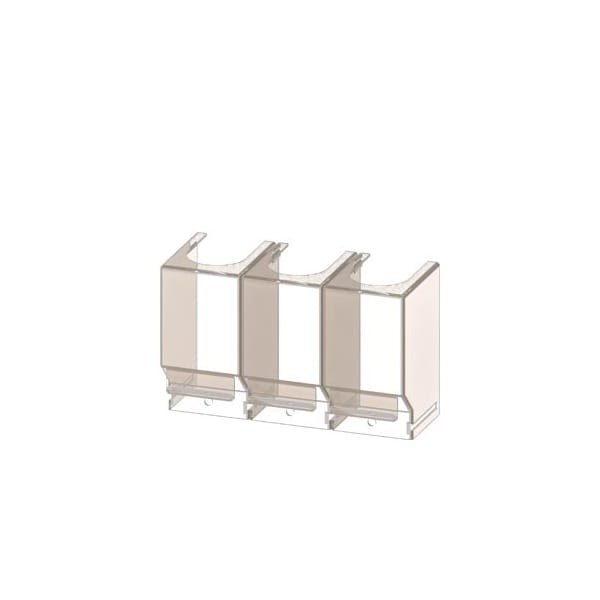 Siemens Accessory for 3KC4 3KC8 Terminal covers 1-pole for 630 A contains 3 units 3KC9804-3 - main