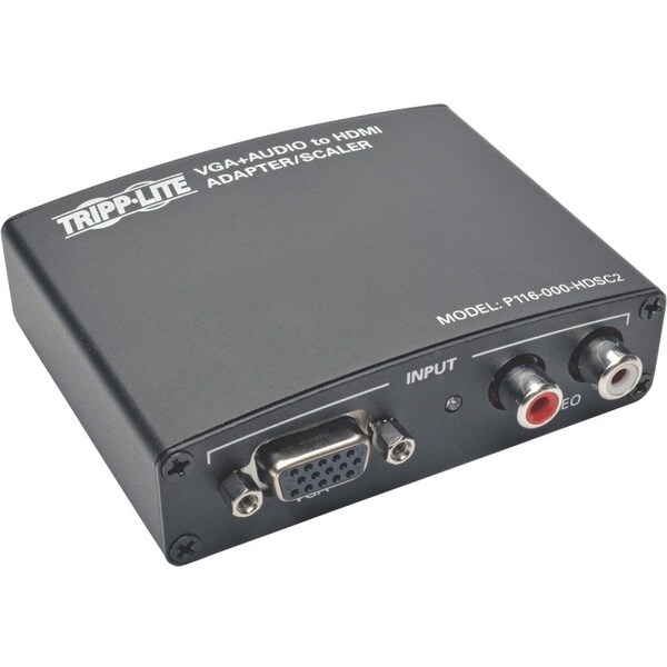 Tripp Lite by Eaton VGA to HDMI Component Adapter Converter with RCA Stereo Audio VGA to HDMI 1080p P116-000-HDSC2 - main