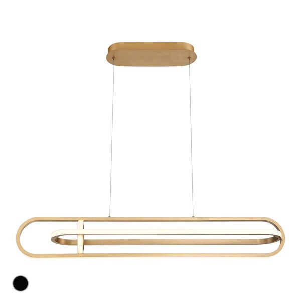 Eurofase Botton Contemporary LED Wall Sconce, 1400 Lumens, Satin Gold 37039-028 - main