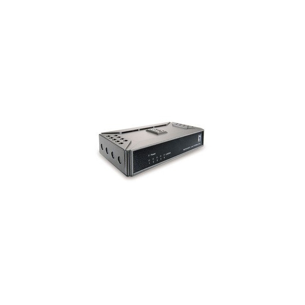 Cable Wholesale 5 Port 10/100 Fast Ethernet Switch, Black, Auto-negotiation 71X5-01305 - main